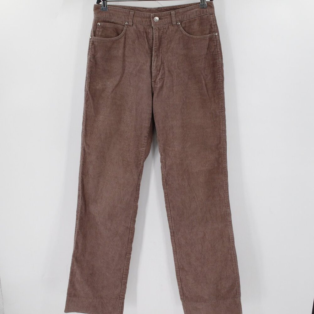 Vintage Sergio Valente Pants adult 30x31 Corduroy Flat Front Cotton Blend retro